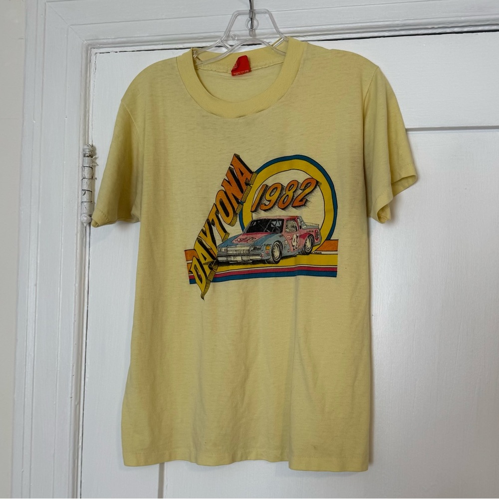 Vintage Daytona 1982 Yellow T-Shirt